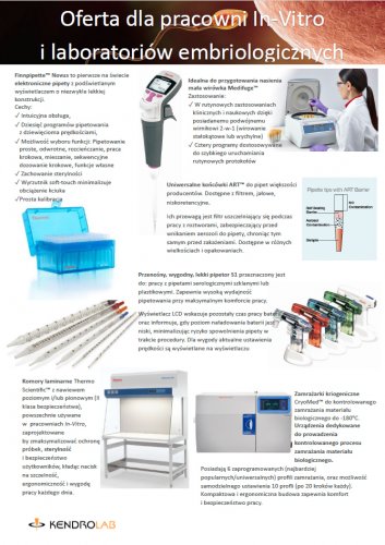 Oferta dla pracowni In-Vitro